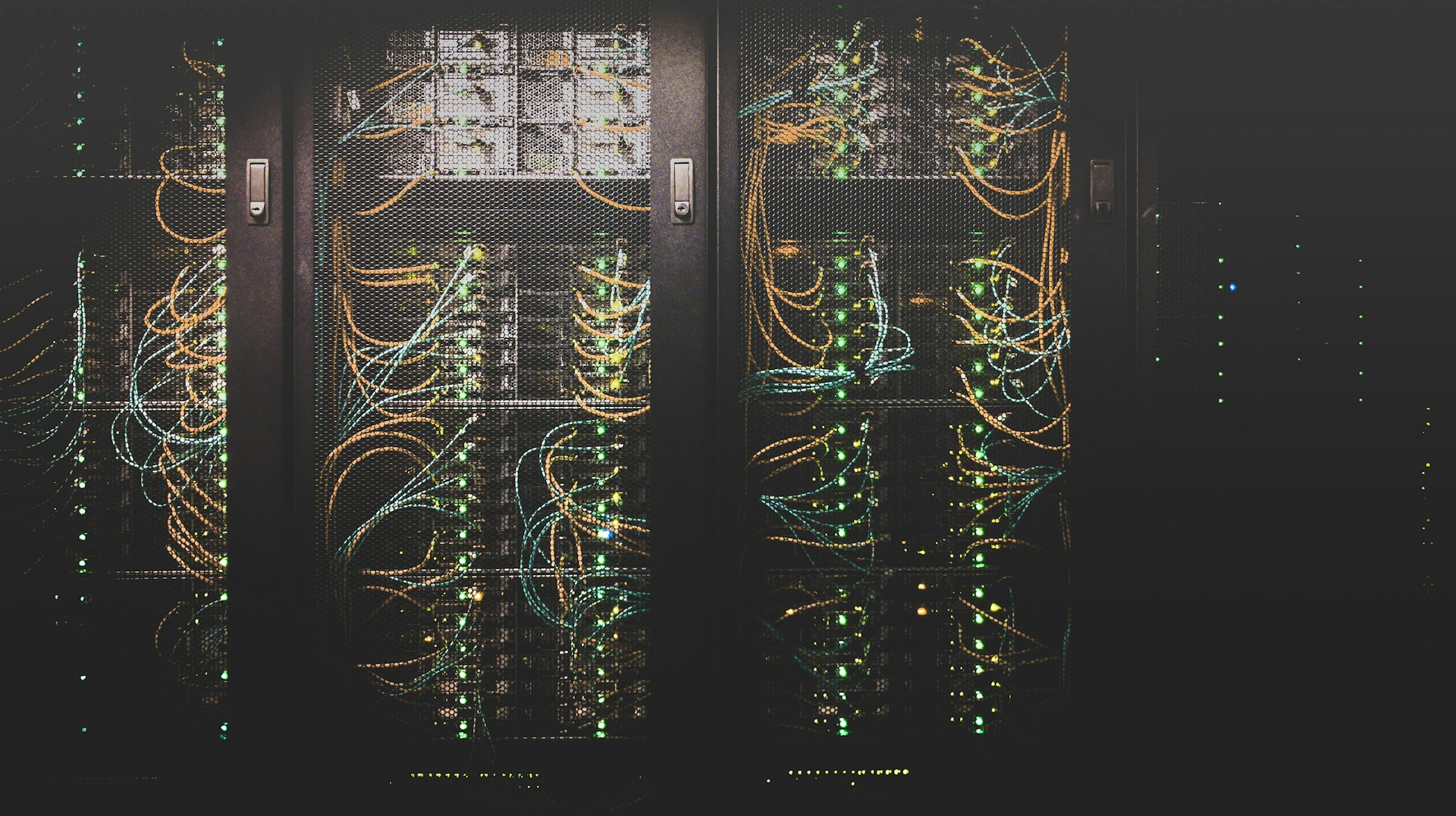 Server room with advanced computing infrastructure